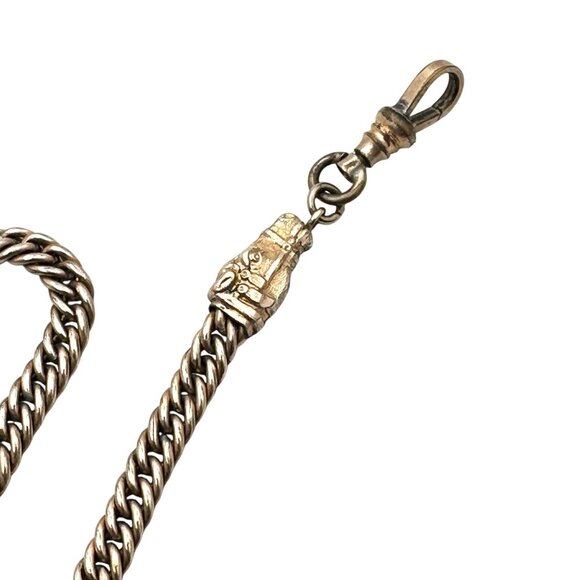 The Best Antique Gold Filled Pocket Watch Chain Horse Equestrian Fobs 51 Grams - Picture 5 of 7